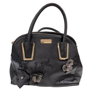 Big Buddha | Floral Appliqué Handbag